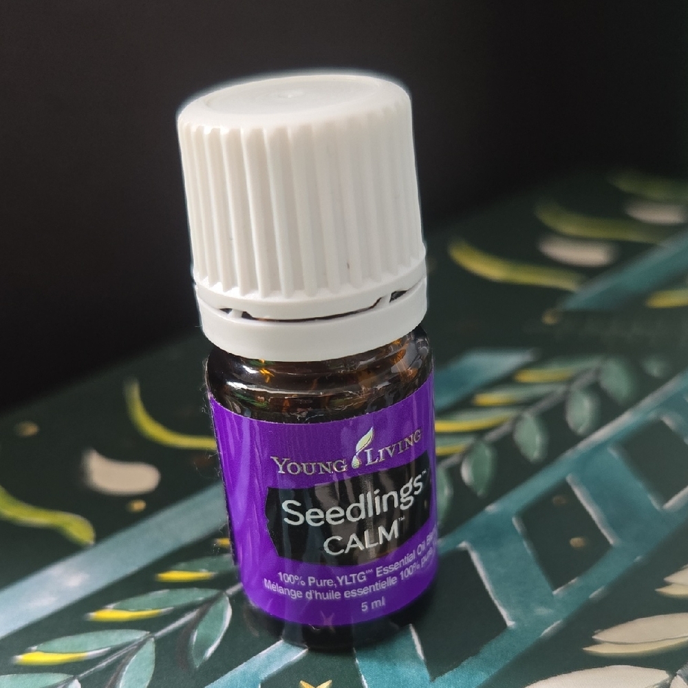 Young Living Seedlings Calm Oil in Purple Bottle